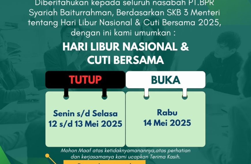Pengumuman Hari Libur Nasional & Cuti Bersama