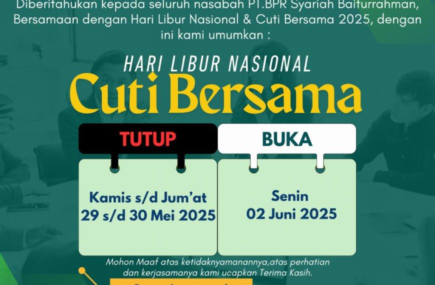 Pengumuman Hari Libur Nasional & Cuti Bersama